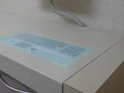 Glass Touchscreen Keyboard