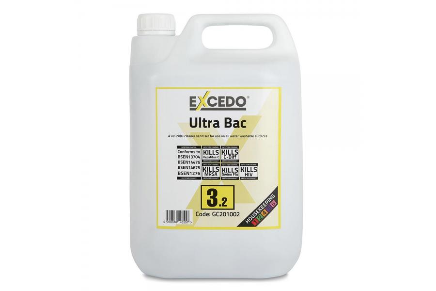 Excedo Ultra-Bac Spray & Wipe 2 x 5 Litre