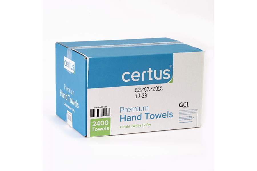 Certus C-fold White Paper Towels