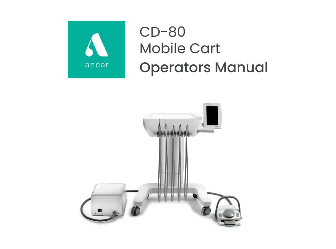 Ancar CD-80 Mobile Delivery Cart User Manual