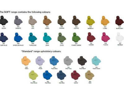 Ancar upholstery colours main image