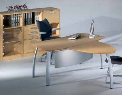 Ultima - Beech Desk and Meeting Point Kubo Storage
