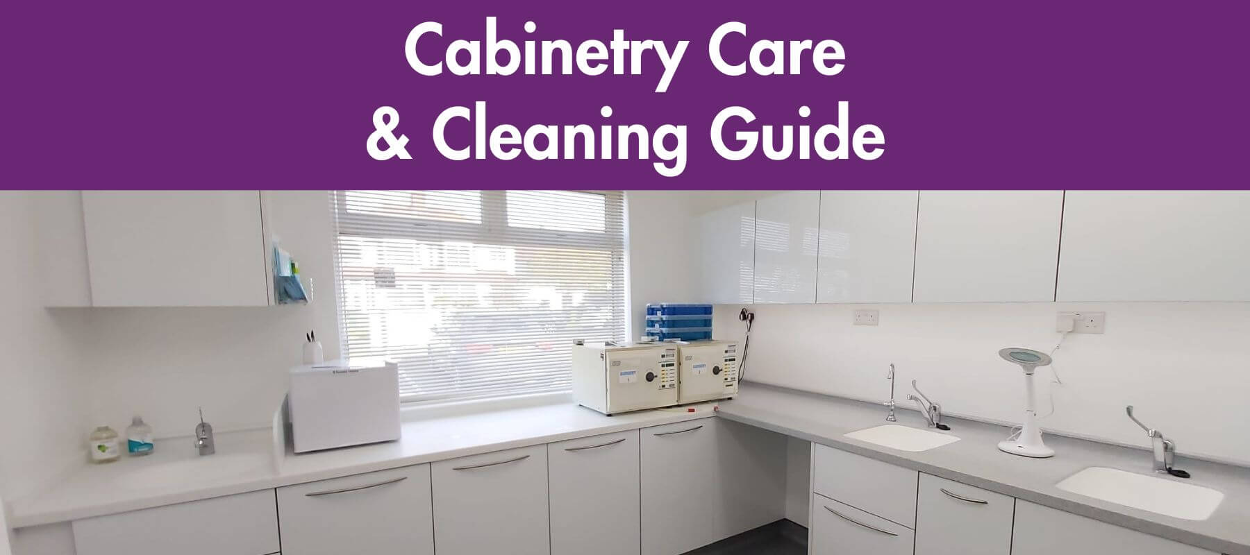 Dental cabinetry care cleaning featured