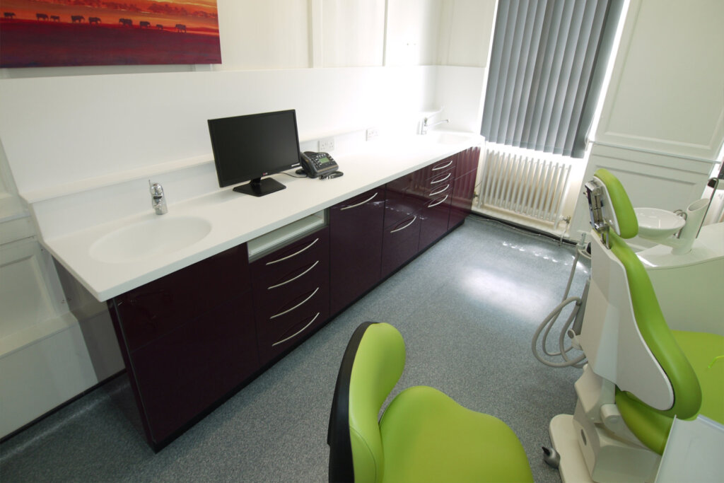 Ivy House dental practice cabinetry
