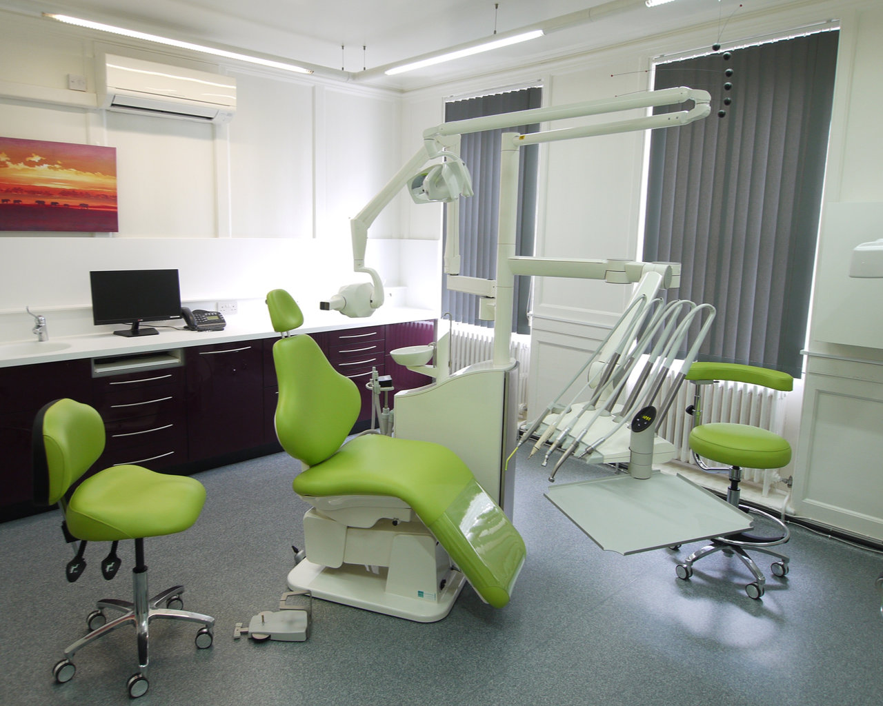 Ivy House dental practice chair in surgery square