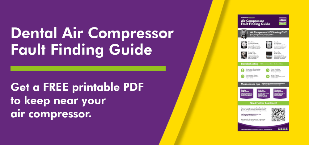 Air compressor fault finding guide landing page