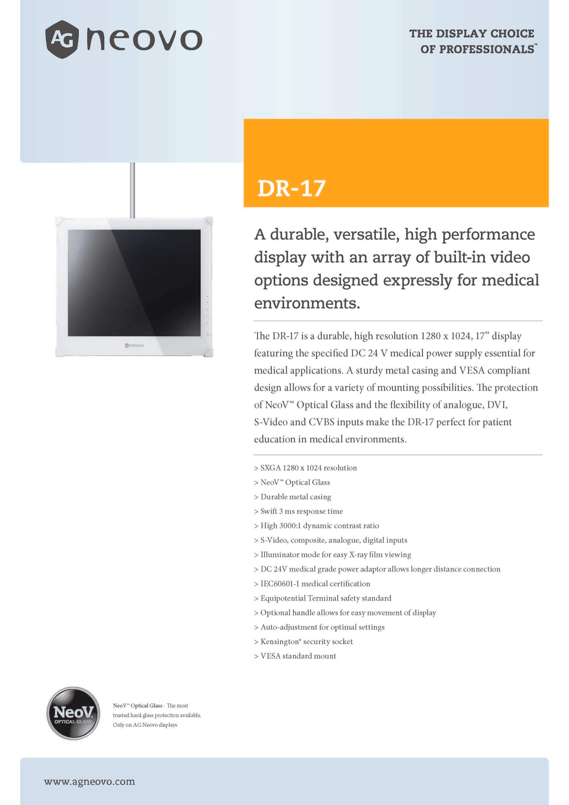 DR-17 Product Details