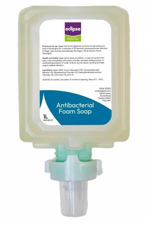 Antibacterial Foam Soap - 6x1L Cartridges