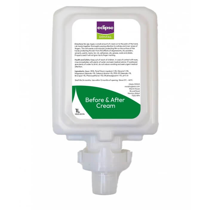 Unperfumed Pre-Work Conditioning Cream - 6x1L Cartridges