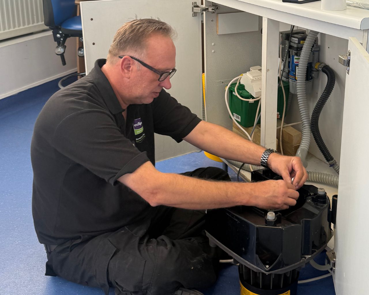 dental suction pump service repair maintenance