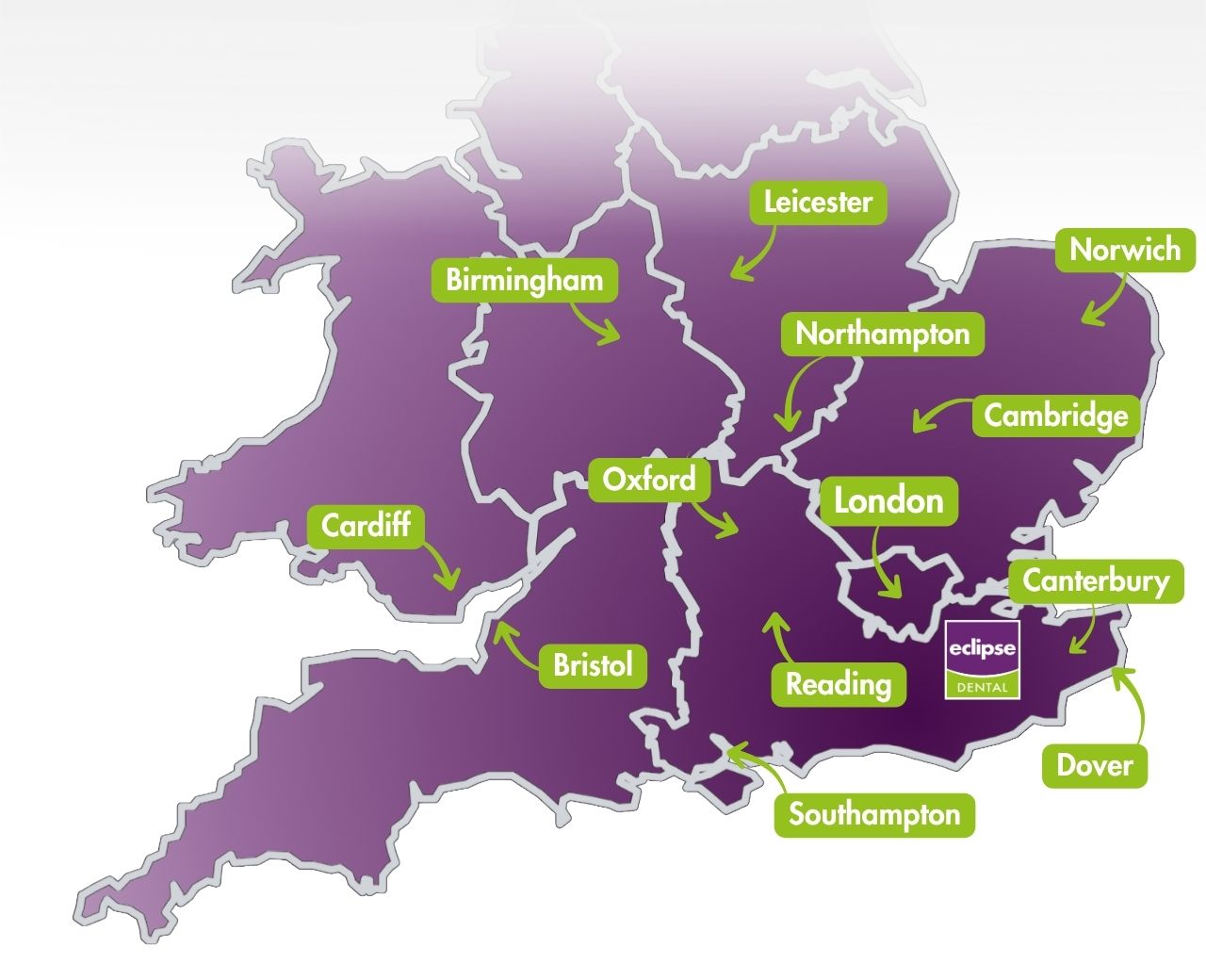 Eclipse map of England and Wales