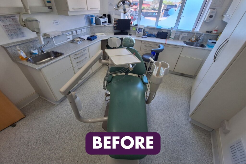 Horton Dental Before chair front text
