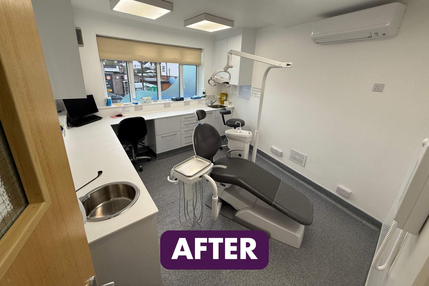 Horton Dental chair front side after