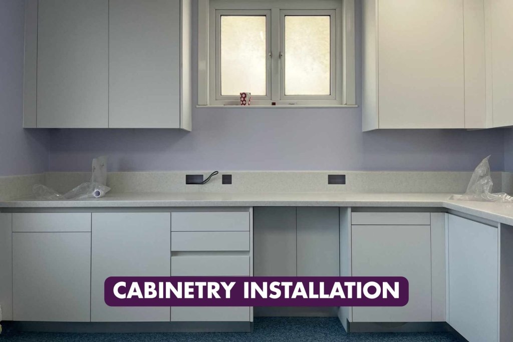Swalecliffe dental surgery cabinetry installation TEXT