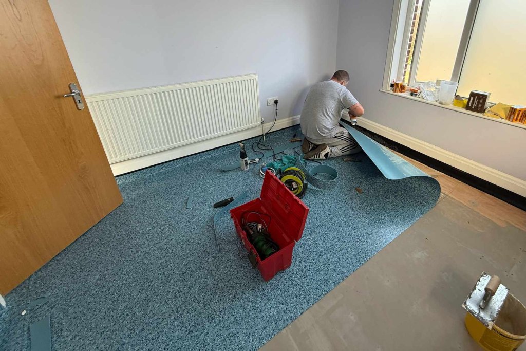 Swalecliffe dental surgery flooring