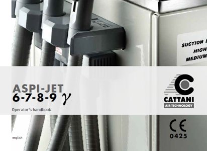 Cattani Aspi-Jet 6 Suction Pump Manual