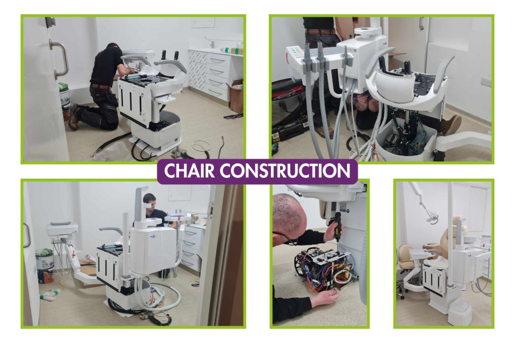 Leto Clinic Belmont chair construction steps