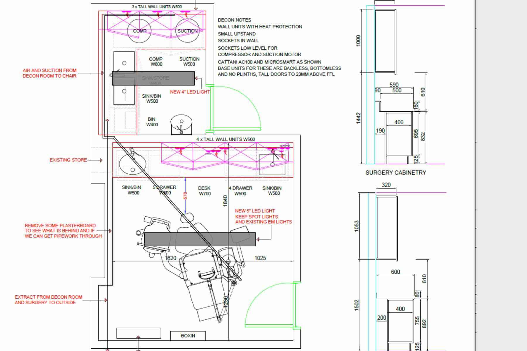 Leto Clinic layout plans
