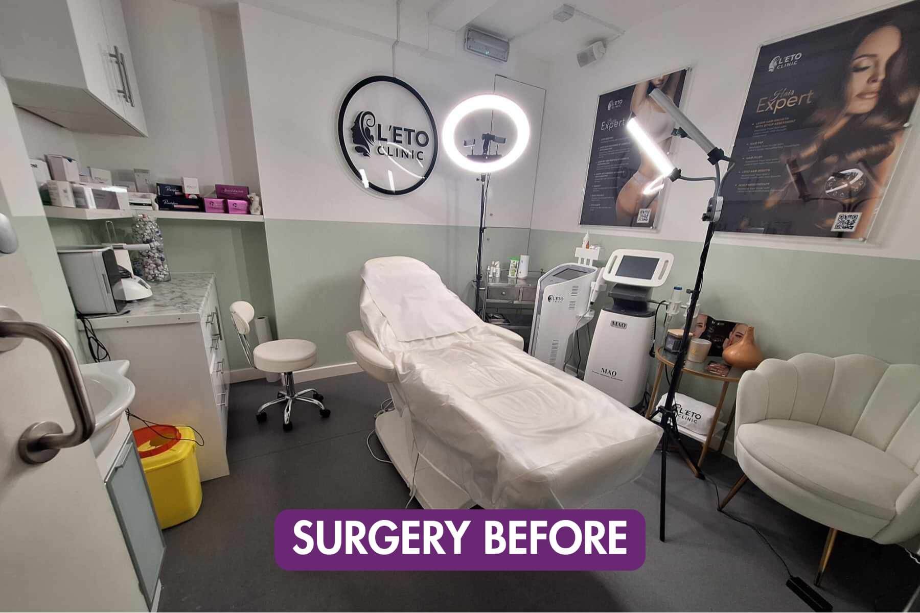 Leto Clinic surgery before TEXT