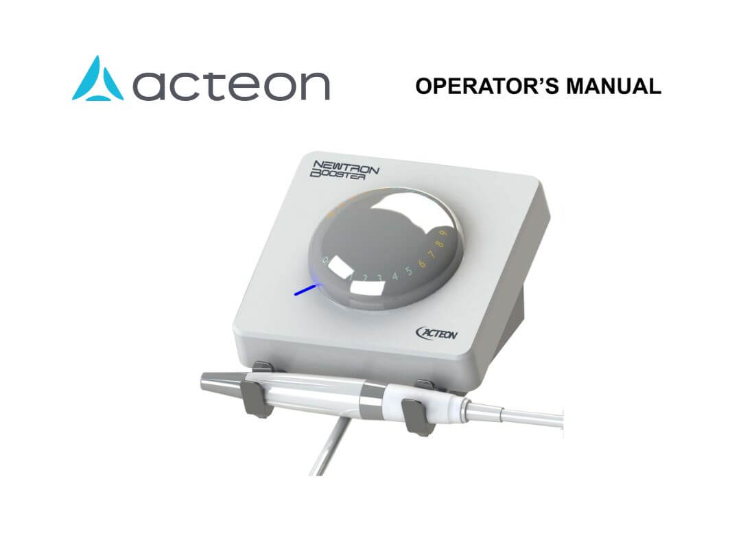 Acteon Newtron Booster User Manual