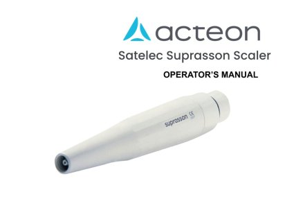 Acteon Satalec Suprasson Scaler User Manual