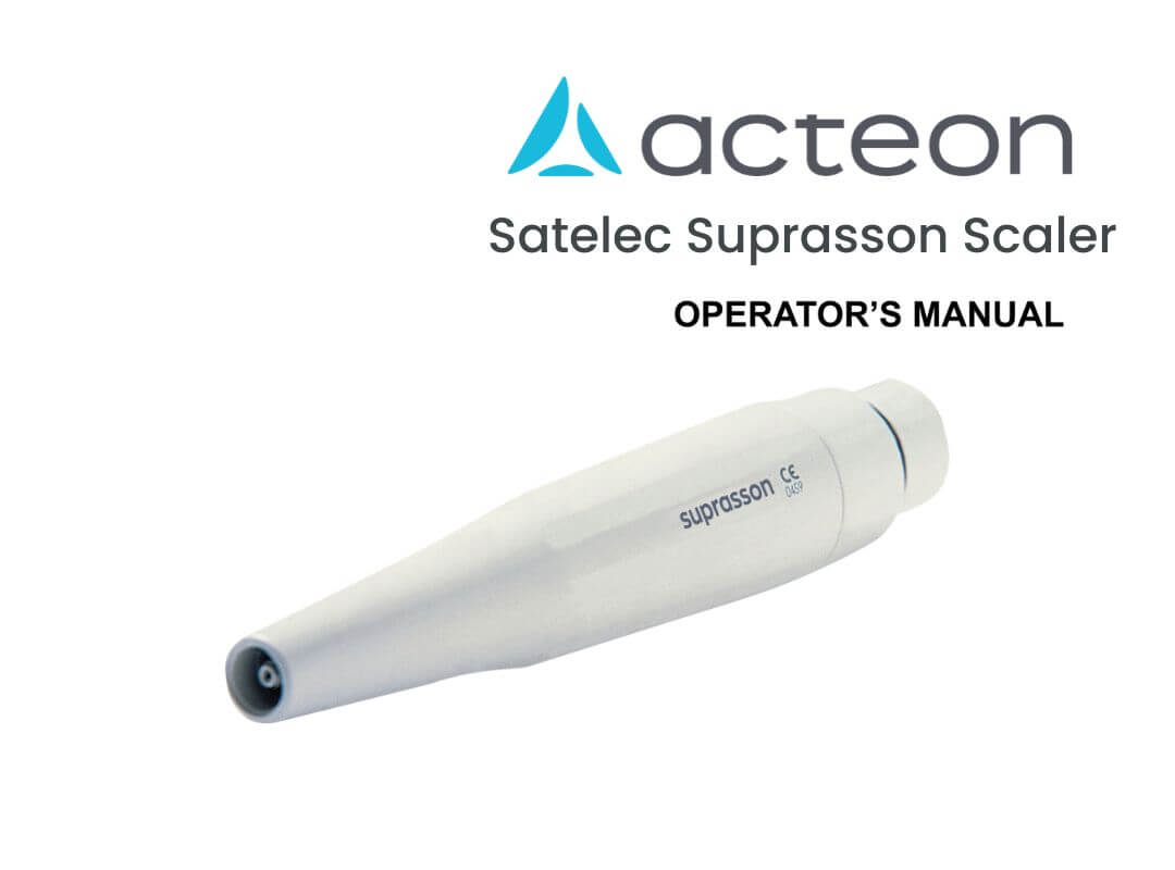 Acteon Satalec Suprasson Scaler User Manual