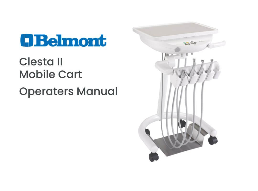 Belmont Clesta II Mobile Cart Operating Manual
