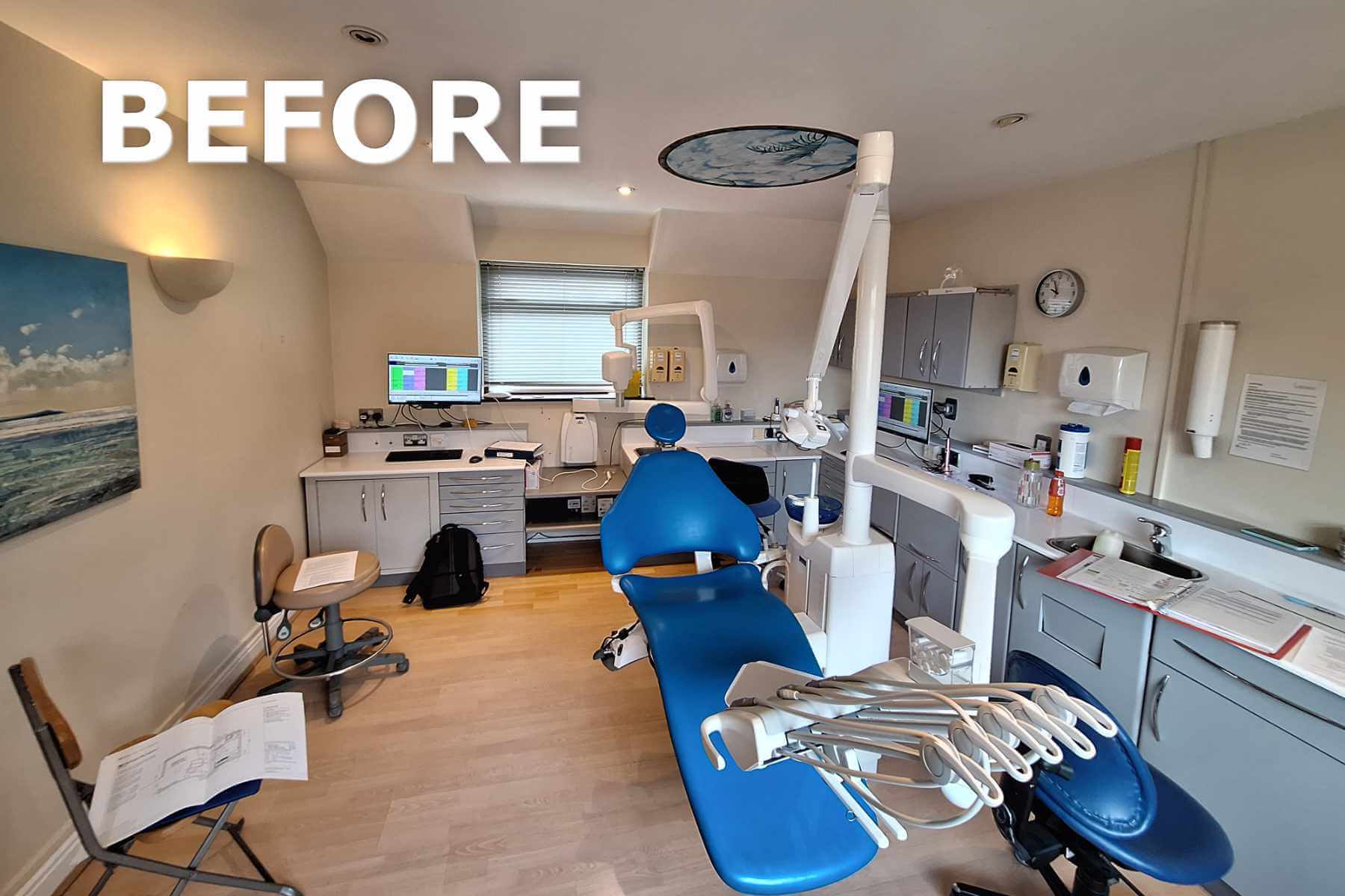 Wash Common dental surgery 4 before