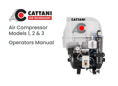 Cattani Air Compressor Models 1, 2 & 3 User Manual