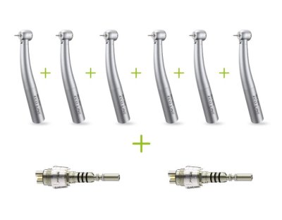 MK-Dent HE21KL Triple Turbine Twin Package