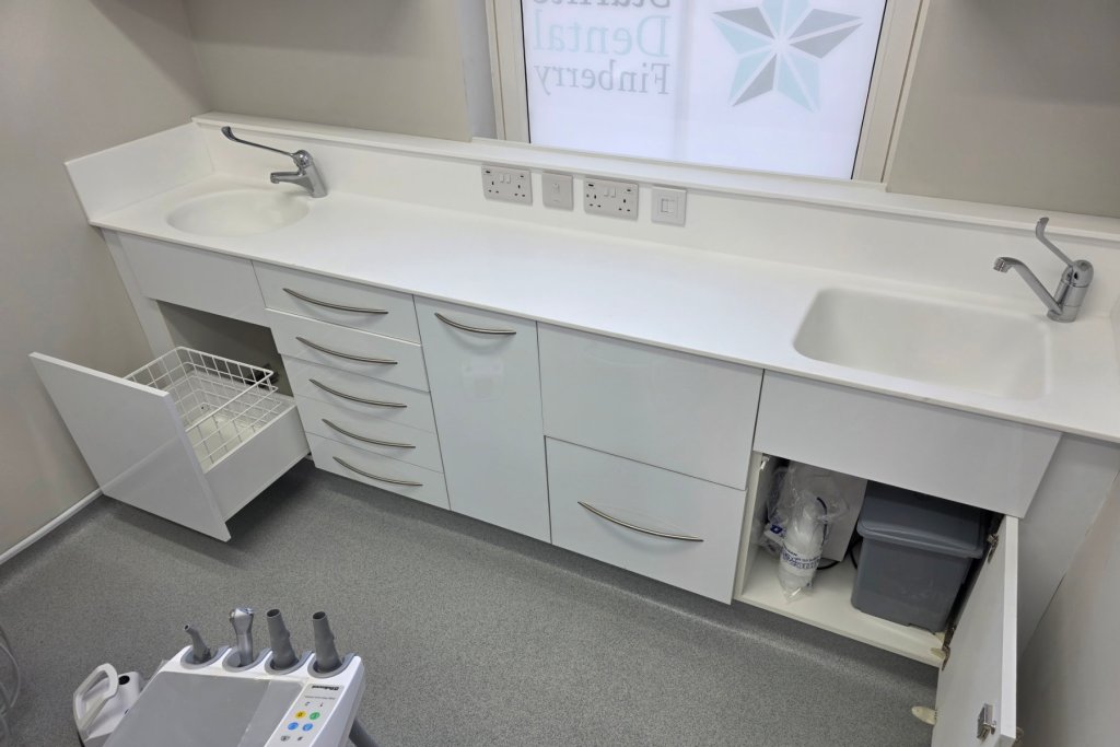 Starlite Dental Surgery 3 cabinets