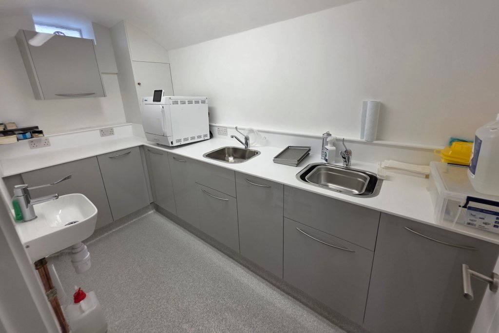 Guildford Orthodontics basement landscape