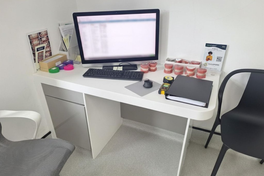 Guildford Orthodontics desk