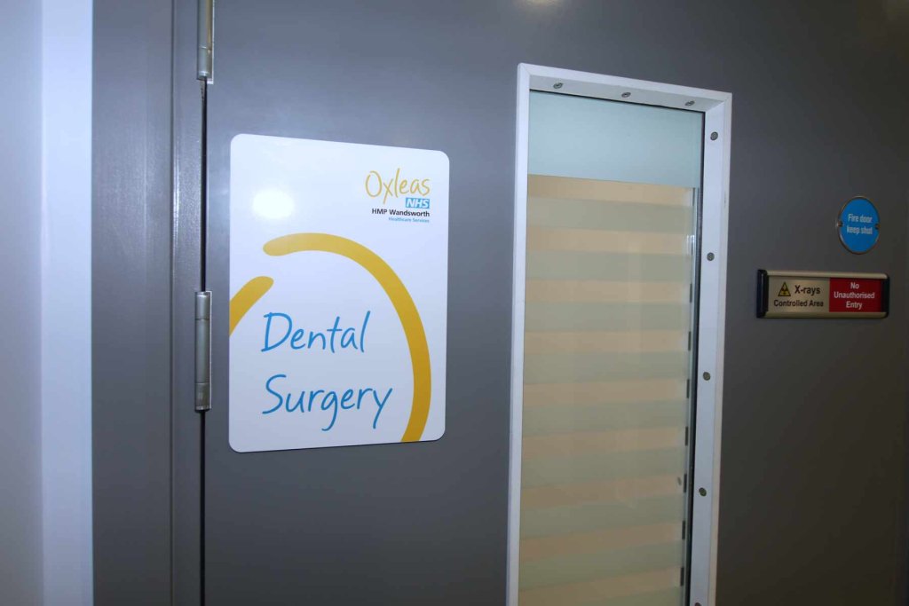 HMP Wandsworth surgery door