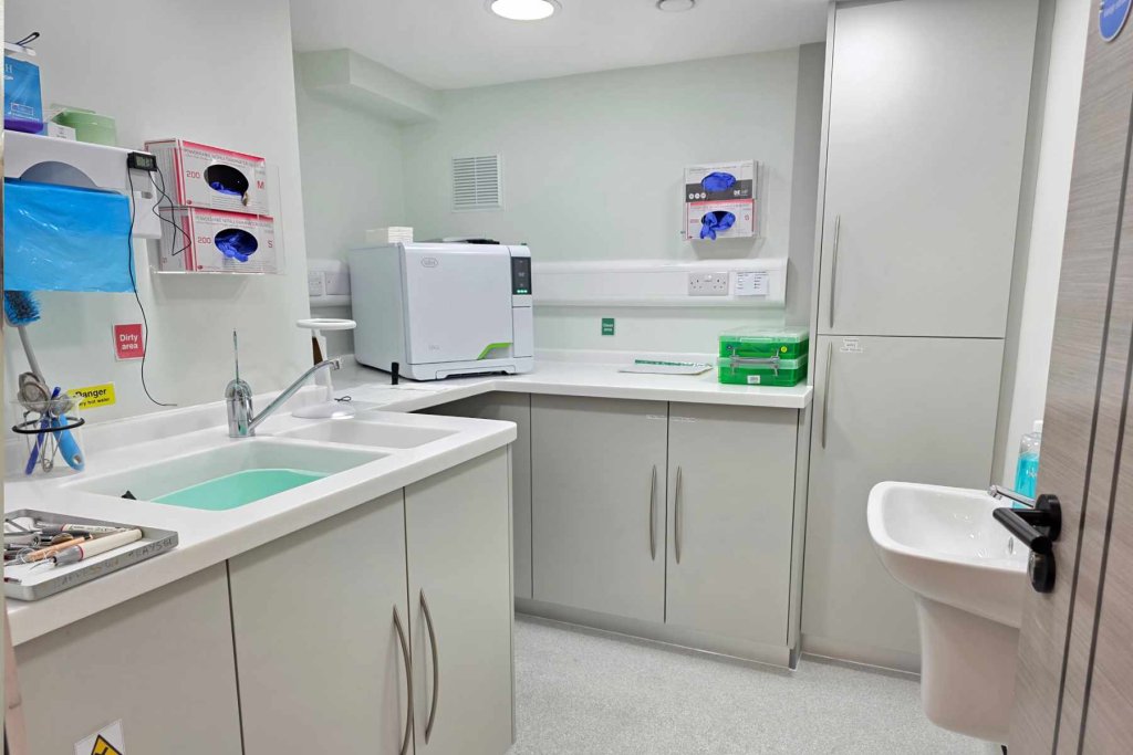Beresford Clinic Decon room
