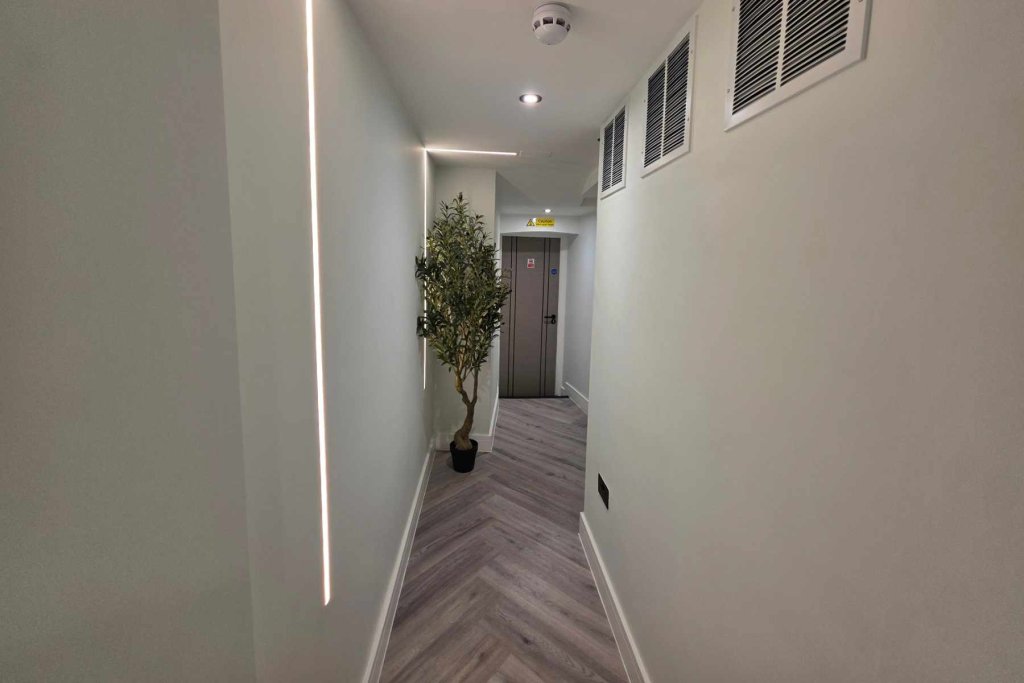 Beresford Clinic corridor