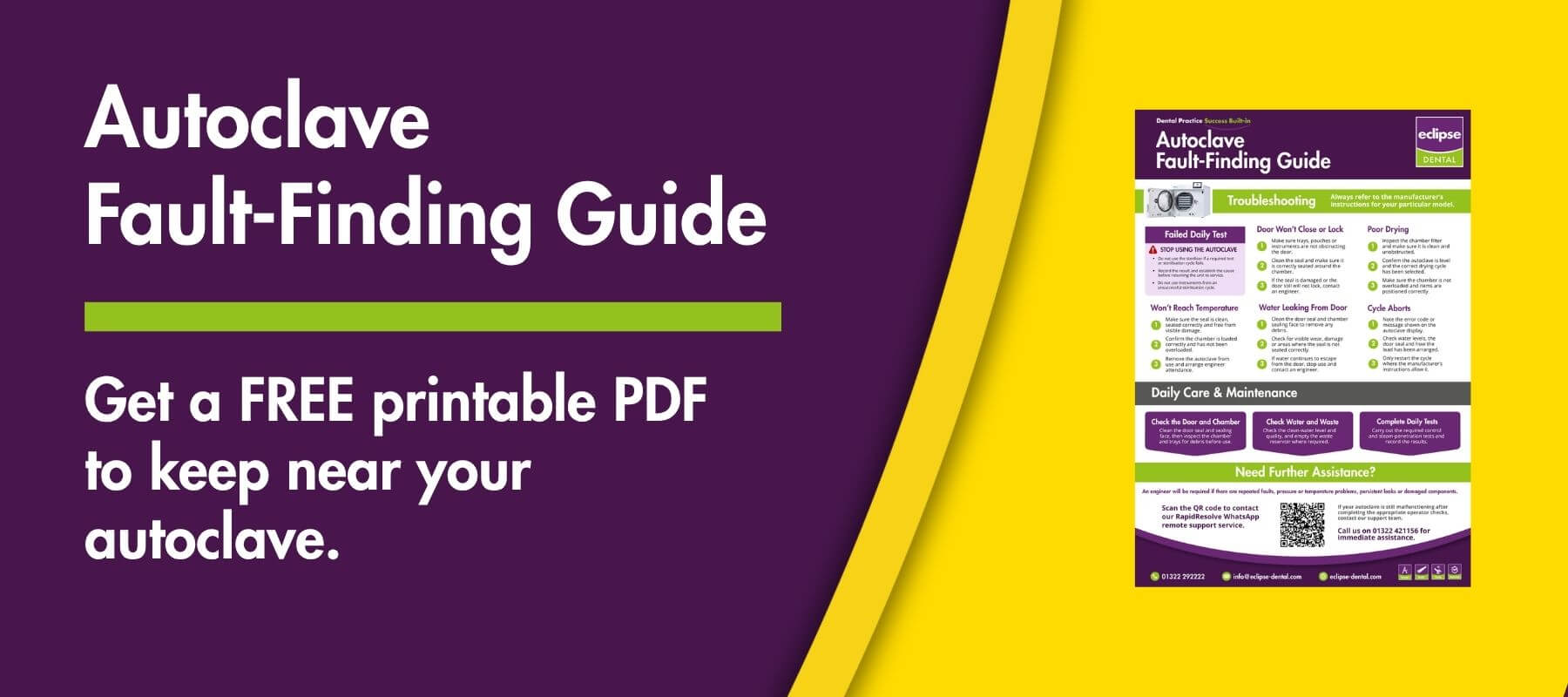 Autoclave Fault-Finding Guide landing page featured