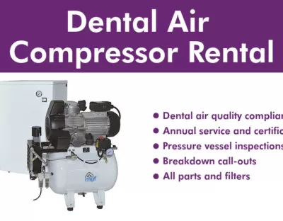 Dental Air Compressor Rental Packages