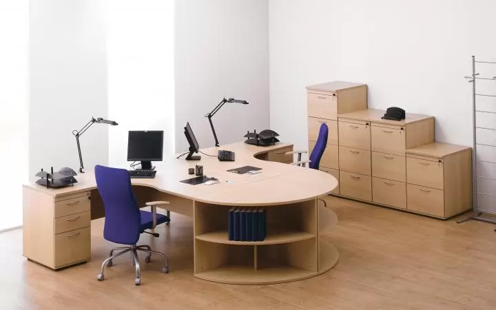 Opto - Panel Leg Arrangement Plus Filing Cabinets