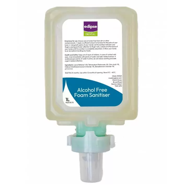Alcohol Free Foam Sanitiser - 6x1L Cartridges